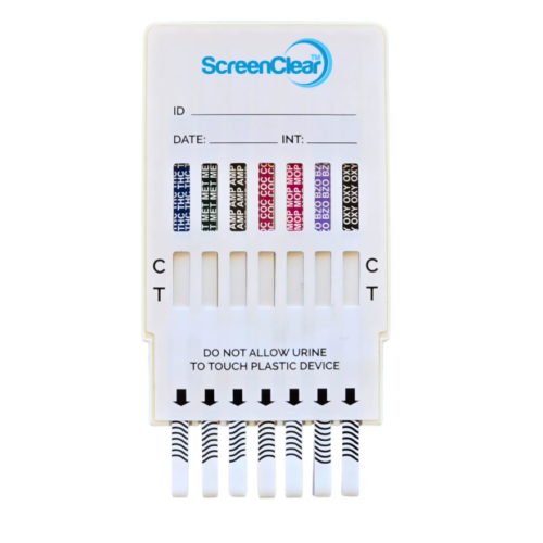 ScreenClear 7 Panel Urine Dip Card AS4308:2023 Verified