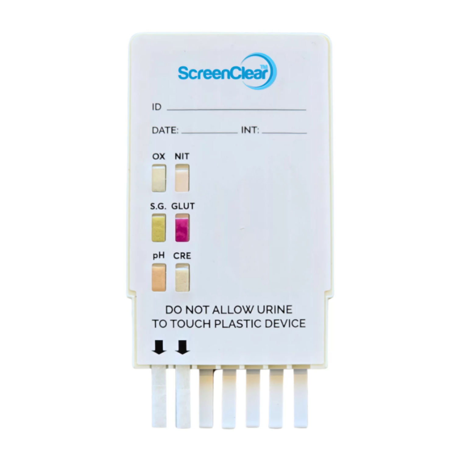 ScreenClear 7 Panel Urine Dip Card AS4308:2023 Verified